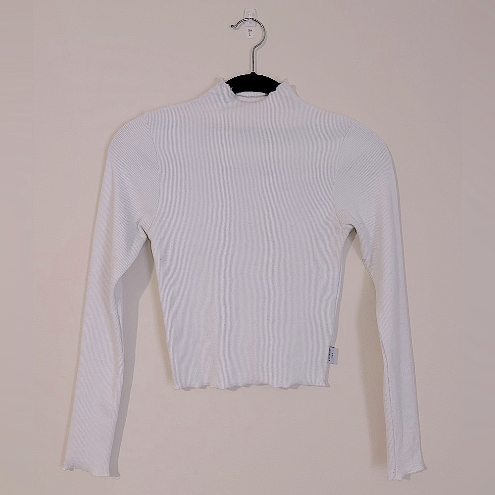 AFENDS Iconic Long-Sleeve Ribbed Top